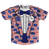 United States American Party Flags Tuxedo Lacrosse Shooter Shirt by Tribe Lacrosse
