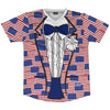 United States American Party Flags Tuxedo Soccer Jersey Made In USA by Tribe Lacrosse