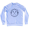 Upstate Ny Lacrosse Adult Tri-Blend Sweatshirt by Tribe Lacrosse