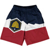 Utah New Flag Shorts Basketball Practice Shorts Made In USA by Tribe Lacrosse