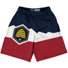 Utah New Flag Shorts Lacrosse Shorts Made In USA by Tribe Lacrosse