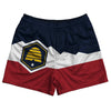 Utah New Flag Shorts Rugby Shorts Made In USA by Tribe Lacrosse