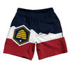 Utah New Flag Shorts Soccer Shorts Made In USA by Tribe Lacrosse