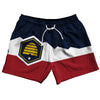 Utah New Flag Shorts 5" Swim Shorts Made in USA by Tribe Lacrosse