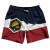 Utah New Flag Shorts Swim Shorts 7" Made in USA by Tribe Lacrosse