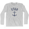 Utah State Anchor Home Cotton Adult Long Sleeve T-shirt by Ultras