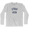 Utah USA Adult Cotton Long Sleeve T-shirt by Ultras