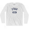 Utah USA Adult Cotton Long Sleeve T-shirt by Ultras