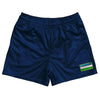 Uzbekistan Country Heritage Flag Rugby Shorts Made In USA by Rugby Shorts