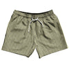 Pinstripes 5" Swim Shorts Made in USA by Tribe Lacrosse