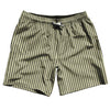 Pinstripes Swim Shorts 7" Made in USA by Tribe Lacrosse