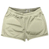 Pinstripes Shorty Short Gym Shorts 2.5" Inseam Made In USA by Tribe Lacrosse