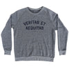 Veritas Et Aequitas Adult Tri-Blend Sweatshirt by Tribe Lacrosse