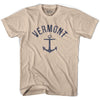 Vermont State Anchor Home Cotton Adult T-shirt by Ultras