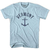 Vermont State Anchor Home Cotton Adult T-shirt by Ultras