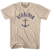 Virginia State Anchor Home Cotton Adult T-shirt by Ultras