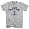 Virginia State Anchor Home Cotton Womens T-shirt by Ultras