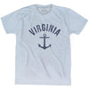 Virginia State Anchor Home Tri-Blend Adult T-shirt by Ultras