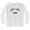 Virginia USA Adult Cotton Long Sleeve T-shirt by Ultras