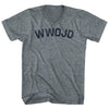 WWOJD Tri-Blend V-neck Womens Junior Cut T-shirt by Tribe Lacrosse
