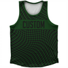 Warped Checkerboard Custom Athletic Sport Tank Top Made In USA by Tribe Lacrosse