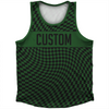 Warped Checkerboard Custom Athletic Sport Tank Top Made In USA by Tribe Lacrosse