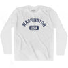 Washington USA Adult Cotton Long Sleeve T-shirt by Ultras