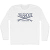 Washout Surf Break Crossed Surf Board Surfing Destination Adult Cotton Long Sleeve T-Shirt by Tribe Lacrosse