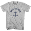 West Virginia State Anchor Home Cotton Youth T-shirt by Ultras