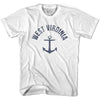 West Virginia State Anchor Home Cotton Youth T-shirt by Ultras