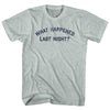 What Happened Last Night Adult Tri-Blend T-shirt by Tribe Lacrosse