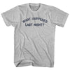 What Happened Last Night Youth Cotton T-shirt by Tribe Lacrosse