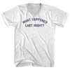 What Happened Last Night Adult Cotton V-neck T-shirt by Tribe Lacrosse