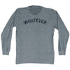 Whatever Adult Tri-Blend Long Sleeve T-shirt by Tribe Lacrosse