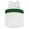 White And Green Hunter Running Track Tops Made In USA by Tribe Lacrosse