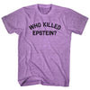 Who Killed Epstein Adult Tri-Blend T-shirt by Tribe Lacrosse