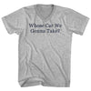 Whose Car We Gonna Take Rage Font Adult Cotton V-neck T-shirt
