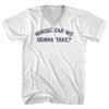 Whose Car We Gonna Take Adult Cotton V-neck T-shirt by Tribe Lacrosse