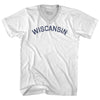 Wiscansin Adult Tri-Blend V-neck T-shirt by Tribe Lacrosse