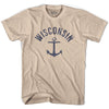 Wisconsin State Anchor Home Cotton Adult T-shirt by Ultras