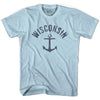 Wisconsin State Anchor Home Cotton Adult T-shirt by Ultras