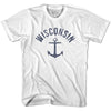 Wisconsin State Anchor Home Cotton Adult T-shirt by Ultras