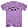 World's Okayest Pickleball Partner Adult Tri-Blend T-shirt by Tribe Lacrosse