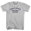 World's Okayest Pickleball Partner Adult Cotton T-shirt by Tribe Lacrosse