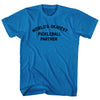 World's Okayest Pickleball Partner Adult Cotton T-shirt by Tribe Lacrosse