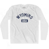 Wyoming USA Adult Cotton Long Sleeve T-shirt by Ultras