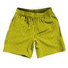Pinstripes Athletic Running Fitness Exercise Shorts 7" Inseam Shorts Made In USA by Tribe Lacrosse