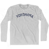 Yokohama Vintage City Adult Cotton Long Sleeve T-shirt by Ultras