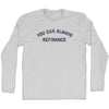 You Can Always Refinance Adult Cotton Long Sleeve T-shirt by Tribe Lacrosse
