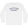 You Can Always Refinance Adult Cotton Long Sleeve T-shirt by Tribe Lacrosse